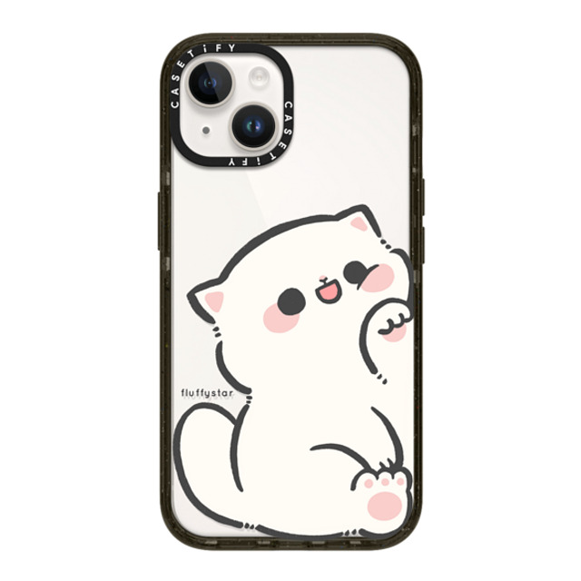 fluffystar x CASETiFY iPhone 14 ケース ブラック インパクトケース With Nini