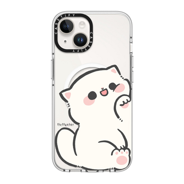 fluffystar x CASETiFY iPhone 14 ケース クリア クリア ケース MagSafe対応 With Nini