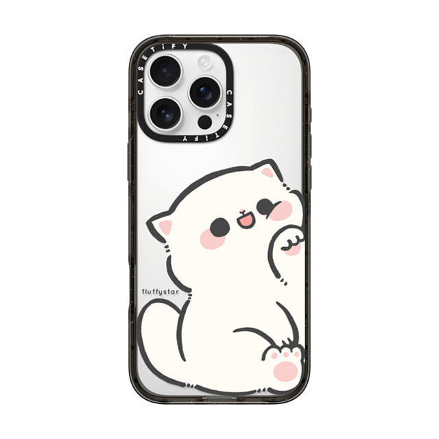 fluffystar x CASETiFY iPhone 16 Pro Max ケース ブラック インパクトケース With Nini