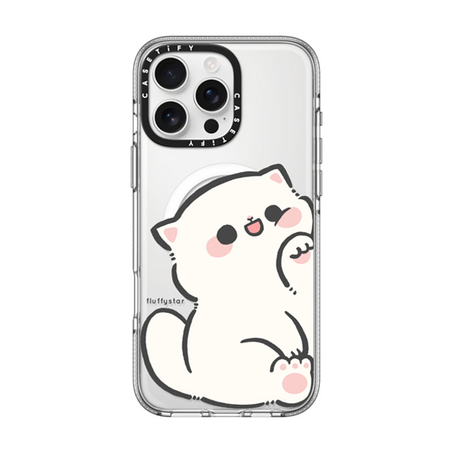 fluffystar x CASETiFY iPhone 16 Pro Max ケース クリア クリア ケース MagSafe対応 With Nini