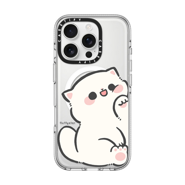 fluffystar x CASETiFY iPhone 16 Pro ケース クリア クリア ケース MagSafe対応 With Nini