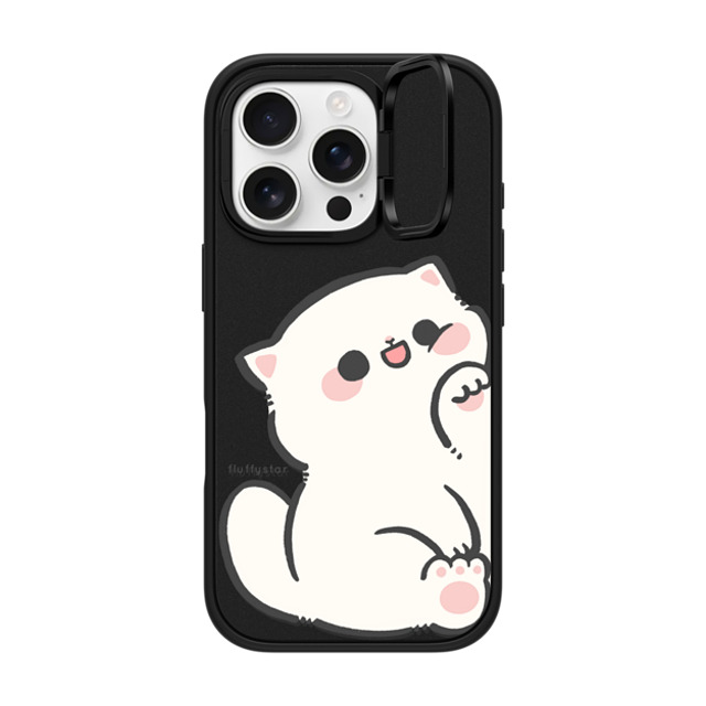 fluffystar x CASETiFY iPhone 16 Pro ケース マットブラック インパクトリングスタンドケース MagSafe対応 With Nini