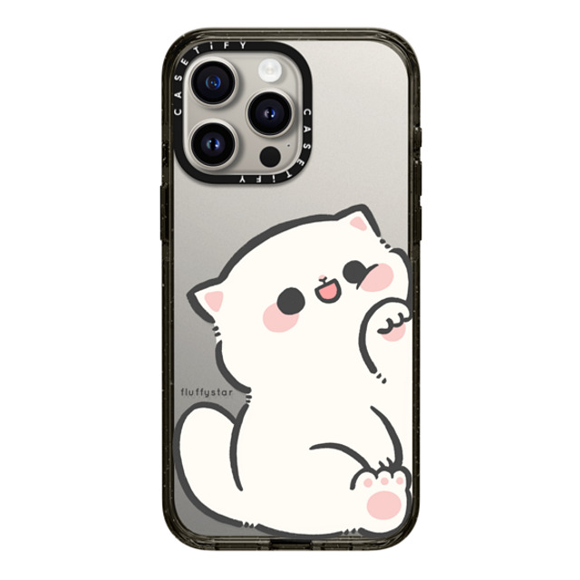 fluffystar x CASETiFY iPhone 15 Pro Max ケース ブラック インパクトケース With Nini