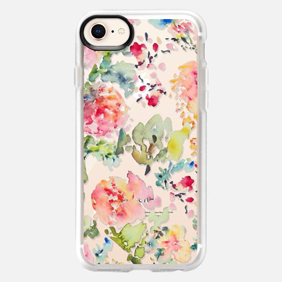 Clear Floral Abstract iPhone 8 Case by Pineapple Bay Studio | Casetify