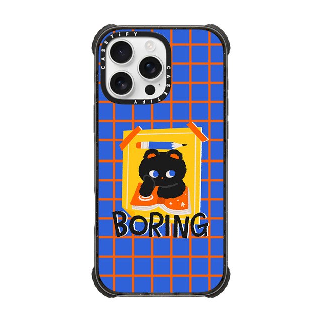 INDI x CASETiFY iPhone 16 Pro Max Case Black ウルトラ インパクトケース MagSafe 対応 boring BY INDI INDI x CASETiFY iPhone 16 Pro Max Case Black ウルトラ インパクトケース MagSafe 対応 boring BY INDI