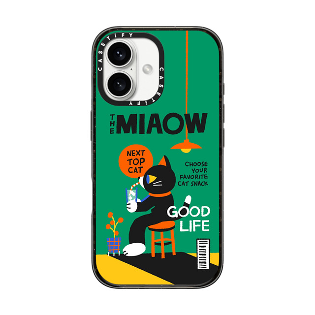 INDI x CASETiFY iPhone 16 Case Cat,Animal Black インパクトケース a cat magazine BY INDI Mother's Day INDI x CASETiFY iPhone 16 Case Cat,Animal Black インパクトケース a cat magazine BY INDI Mother's Day
