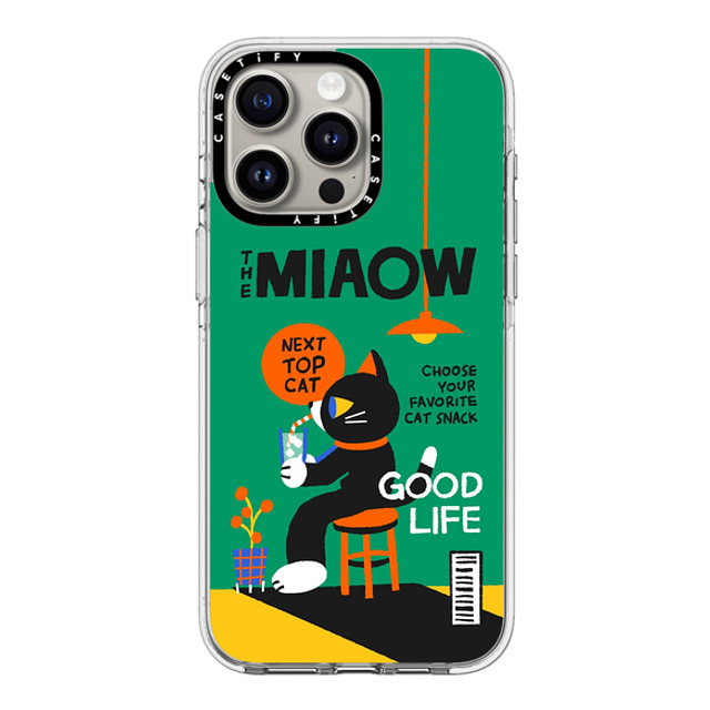 INDI x CASETiFY iPhone 15 Pro Max ケース クリア クリア ケース MagSafe対応 a cat magazine BY INDI