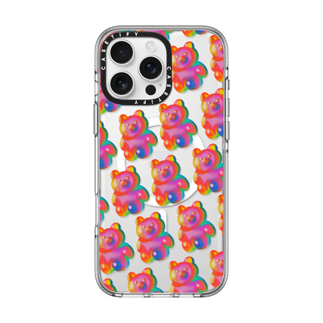 INDI x CASETiFY iPhone 16 Pro Max ケース Bear,Animal クリア クリア ケース MagSafe対応 Jelly bear BY INDI Back to School INDI x CASETiFY iPhone 16 Pro Max ケース Bear,Animal クリア クリア ケース MagSafe対応 Jelly bear BY INDI Back to School