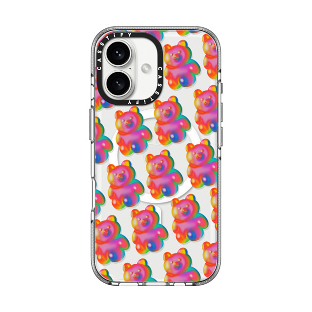 INDI x CASETiFY iPhone 16 ケース Bear,Animal クリア クリア ケース MagSafe対応 Jelly bear BY INDI Back to School INDI x CASETiFY iPhone 16 ケース Bear,Animal クリア クリア ケース MagSafe対応 Jelly bear BY INDI Back to School