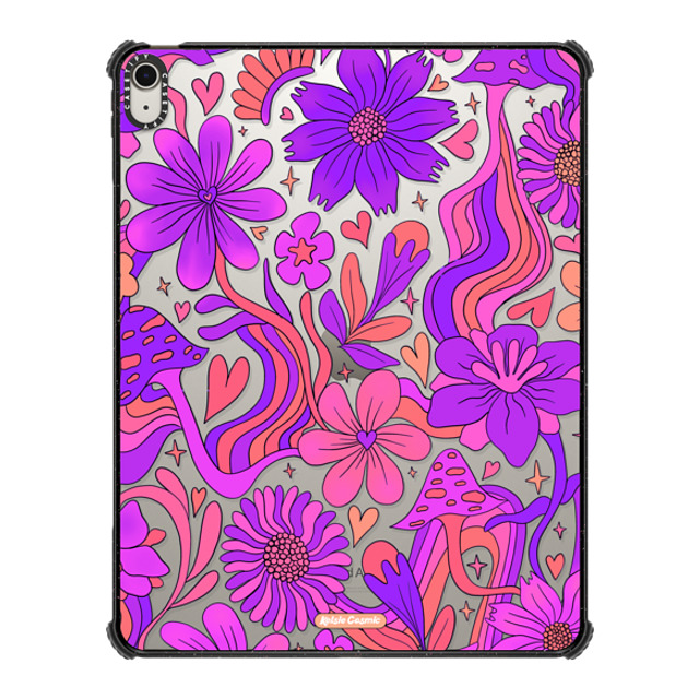 Kelsie Cosmic x CASETiFY iPad Air 13-inch (M2/M3) Floral,Nature ブラック iPad インパクト ケース Groovy Floral Father's Day Kelsie Cosmic x CASETiFY iPad Air 13-inch (M2/M3) Floral,Nature ブラック iPad インパクト ケース Groovy Floral Father's Day
