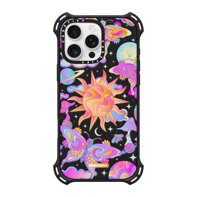 Kelsie Cosmic x CASETiFY iPhone 16 Pro Max Case Matte Black バウンスケース Space Garden Kelsie Cosmic x CASETiFY iPhone 16 Pro Max Case Matte Black バウンスケース Space Garden