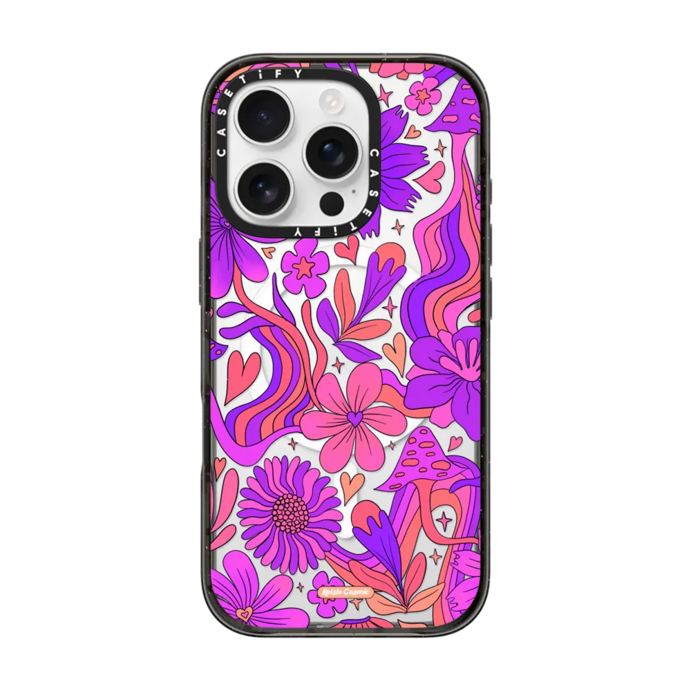 Impact iPhone 16 Pro Case MagSafe Compatible - Groovy Floral