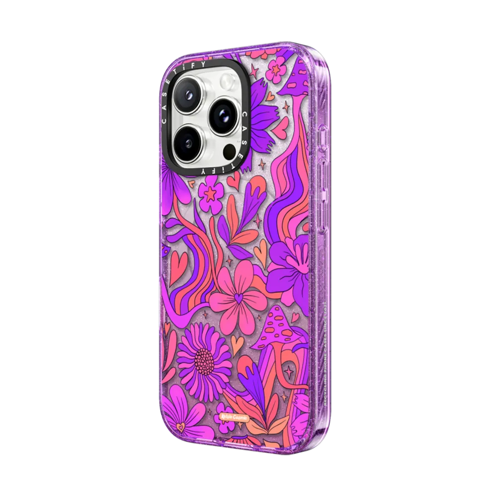 Impact iPhone 16 Pro Case MagSafe Compatible - Groovy Floral