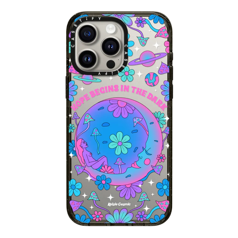 Impact iPhone 15 Pro Max Case - Hope Begins in the Dark by Kelsie Cosmic