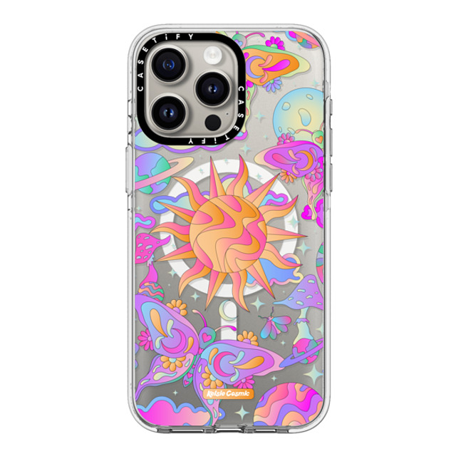 Kelsie Cosmic x CASETiFY iPhone 15 Pro Max ケース クリア クリア ケース MagSafe対応 Space Garden