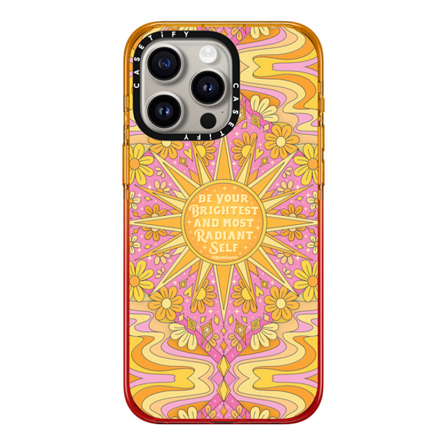 Kelsie Cosmic x CASETiFY iPhone 15 Pro Max Case Star,Pattern Peach Haze インパクトケース Be Your Brightest by Kelsie Cosmic Back to School Kelsie Cosmic x CASETiFY iPhone 15 Pro Max Case Star,Pattern Peach Haze インパクトケース Be Your Brightest by Kelsie Cosmic Back to School