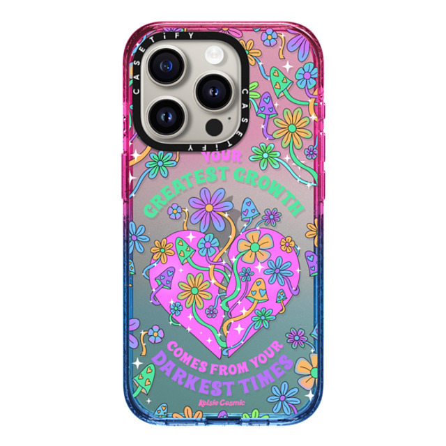 Kelsie Cosmic x CASETiFY iPhone 15 Pro Case Cotton Candy Impact Case Your Greatest Growth by Kelsie Cosmic Kelsie Cosmic x CASETiFY iPhone 15 Pro Case Cotton Candy Impact Case Your Greatest Growth by Kelsie Cosmic