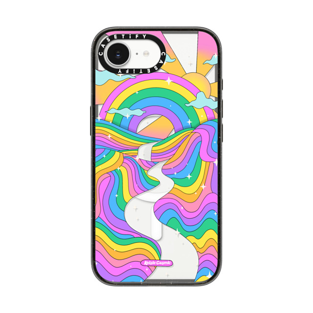 Kelsie Cosmic x CASETiFY iPhone 16e Case Rainbow,Cloud Black Impact Case MagSafe Compatible Rainbow Mountain by Kelsie Cosmic Back to School Kelsie Cosmic x CASETiFY iPhone 16e Case Rainbow,Cloud Black Impact Case MagSafe Compatible Rainbow Mountain by Kelsie Cosmic Back to School