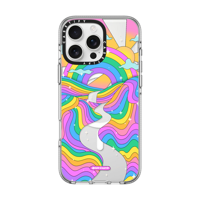 Kelsie Cosmic x CASETiFY iPhone 16 Pro Max Case Rainbow,Cloud クリア クリア ケース MagSafe対応 Rainbow Mountain by Kelsie Cosmic Back to School Kelsie Cosmic x CASETiFY iPhone 16 Pro Max Case Rainbow,Cloud クリア クリア ケース MagSafe対応 Rainbow Mountain by Kelsie Cosmic Back to School