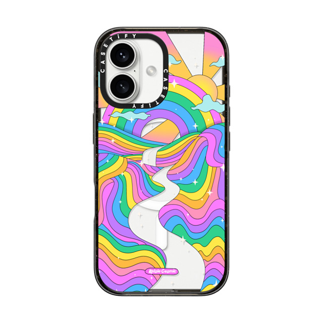 Kelsie Cosmic x CASETiFY iPhone 16 Case Rainbow,Cloud Black Impact Case MagSafe Compatible Rainbow Mountain by Kelsie Cosmic Back to School Kelsie Cosmic x CASETiFY iPhone 16 Case Rainbow,Cloud Black Impact Case MagSafe Compatible Rainbow Mountain by Kelsie Cosmic Back to School