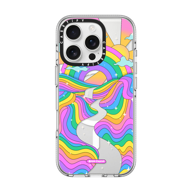 Kelsie Cosmic x CASETiFY iPhone 16 Pro Case Rainbow,Cloud クリア クリア ケース MagSafe対応 Rainbow Mountain by Kelsie Cosmic Back to School Kelsie Cosmic x CASETiFY iPhone 16 Pro Case Rainbow,Cloud クリア クリア ケース MagSafe対応 Rainbow Mountain by Kelsie Cosmic Back to School