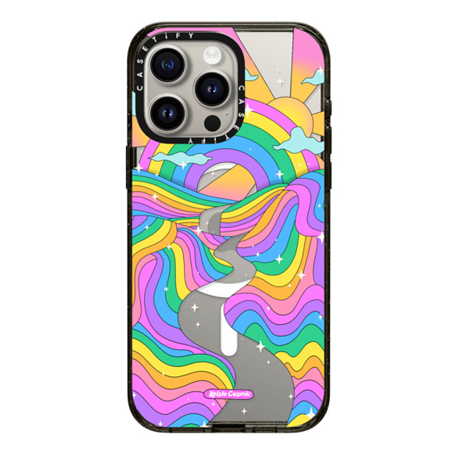 Kelsie Cosmic x CASETiFY iPhone 15 Pro Max Case Rainbow,Cloud Black Impact Case MagSafe Compatible Rainbow Mountain by Kelsie Cosmic Back to School Kelsie Cosmic x CASETiFY iPhone 15 Pro Max Case Rainbow,Cloud Black Impact Case MagSafe Compatible Rainbow Mountain by Kelsie Cosmic Back to School