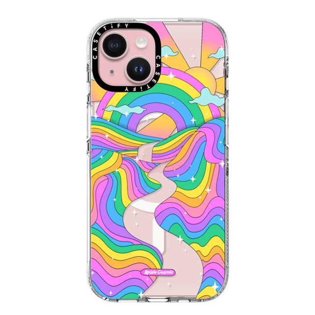 Kelsie Cosmic x CASETiFY iPhone 15 Case Rainbow,Cloud クリア クリア ケース MagSafe対応 Rainbow Mountain by Kelsie Cosmic Back to School Kelsie Cosmic x CASETiFY iPhone 15 Case Rainbow,Cloud クリア クリア ケース MagSafe対応 Rainbow Mountain by Kelsie Cosmic Back to School