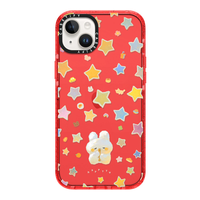 HAPPYYU x CASETiFY iPhone 14 Plus Case レッド Impact Case Star Melody HAPPYYU x CASETiFY iPhone 14 Plus Case レッド Impact Case Star Melody