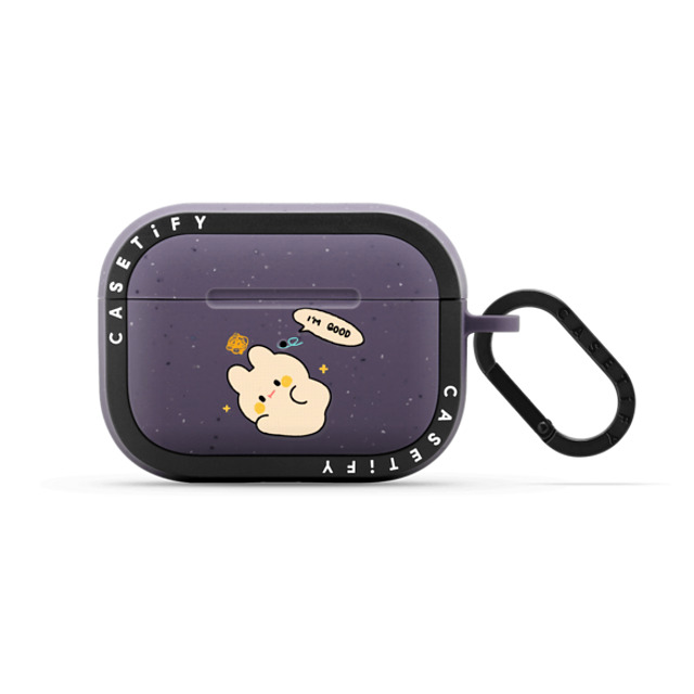 HAPPYYU x CASETiFY AirPods Pro Bunny,Cartoon Matte Deep Purple バウンス ケース I'm Good by HAPPYYU HAPPYYU x CASETiFY AirPods Pro Bunny,Cartoon Matte Deep Purple バウンス ケース I'm Good by HAPPYYU