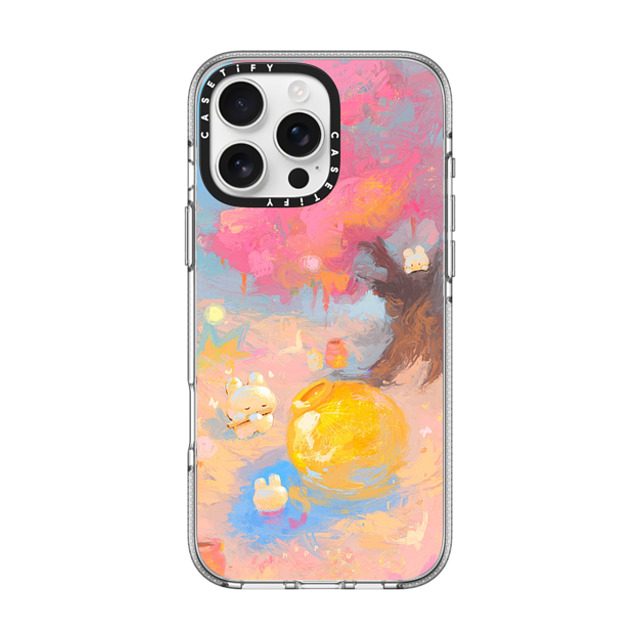 HAPPYYU x CASETiFY iPhone 16 Pro Max ケース Bunny,Cartoon クリア クリア ケース MagSafe対応 Tranquil Village Back to School HAPPYYU x CASETiFY iPhone 16 Pro Max ケース Bunny,Cartoon クリア クリア ケース MagSafe対応 Tranquil Village Back to School