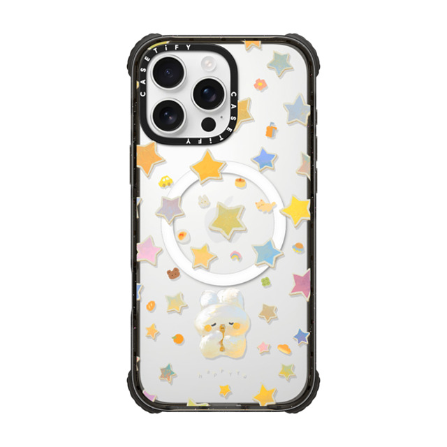 HAPPYYU x CASETiFY iPhone 16 Pro Max Case Black ウルトラ インパクトケース MagSafe 対応 Star Melody HAPPYYU x CASETiFY iPhone 16 Pro Max Case Black ウルトラ インパクトケース MagSafe 対応 Star Melody