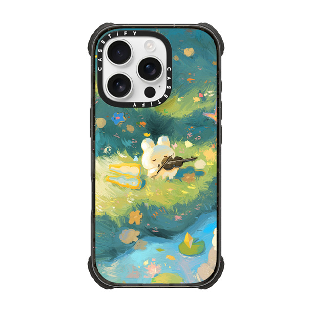 HAPPYYU x CASETiFY iPhone 16 Pro Case Black ウルトラ インパクトケース MagSafe 対応 Serene Day HAPPYYU x CASETiFY iPhone 16 Pro Case Black ウルトラ インパクトケース MagSafe 対応 Serene Day