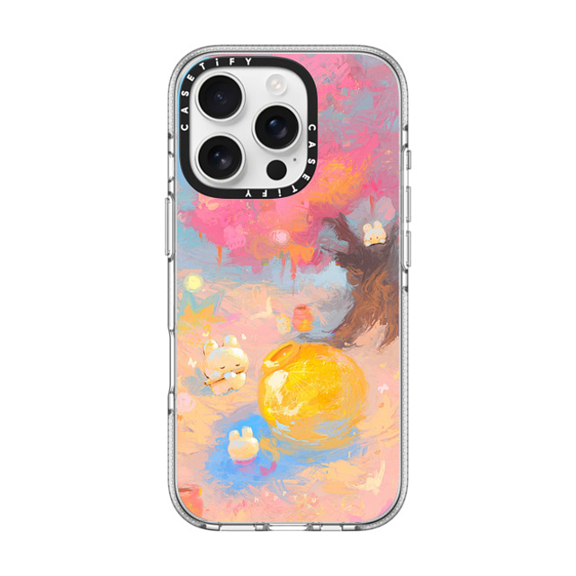 HAPPYYU x CASETiFY iPhone 16 Pro ケース Bunny,Cartoon クリア クリア ケース MagSafe対応 Tranquil Village Back to School HAPPYYU x CASETiFY iPhone 16 Pro ケース Bunny,Cartoon クリア クリア ケース MagSafe対応 Tranquil Village Back to School