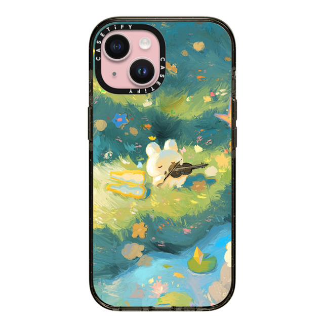 HAPPYYU x CASETiFY iPhone 15 ケース Bunny,Cartoon ブラック インパクトケース MagSafe対応 Serene Day Father's Day HAPPYYU x CASETiFY iPhone 15 ケース Bunny,Cartoon ブラック インパクトケース MagSafe対応 Serene Day Father's Day