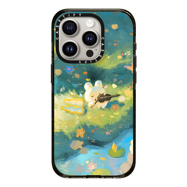 HAPPYYU x CASETiFY iPhone 15 Pro ケース Bunny,Cartoon ブラック インパクトケース MagSafe対応 Serene Day Father's Day HAPPYYU x CASETiFY iPhone 15 Pro ケース Bunny,Cartoon ブラック インパクトケース MagSafe対応 Serene Day Father's Day
