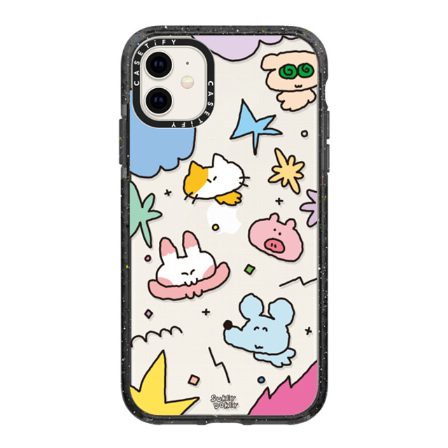 sukeydokey x CASETiFY iPhone 11 ケース ブラック インパクトケース Sukeydokey Mini Mates Phone Case Back to School sukeydokey x CASETiFY iPhone 11 ケース ブラック インパクトケース Sukeydokey Mini Mates Phone Case Back to School