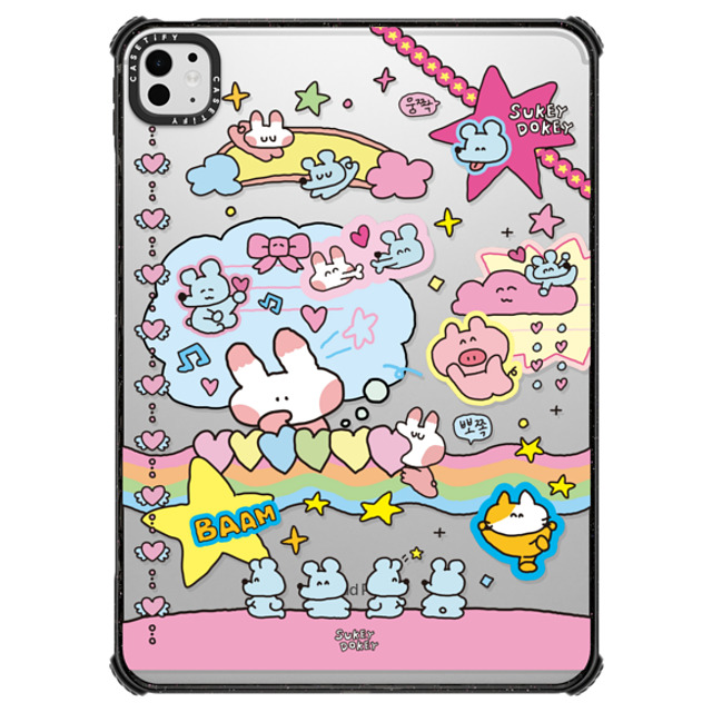 "sukeydokey x CASETiFY iPad Pro 11" (M4) ブラック iPad インパクト ケース Sukeydokey Deco sticker Ipad Case Father's Day" "sukeydokey x CASETiFY iPad Pro 11" (M4) ブラック iPad インパクト ケース Sukeydokey Deco sticker Ipad Case Father's Day"