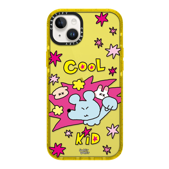 sukeydokey x CASETiFY iPhone 14 Plus ケース イエロー インパクトケース Sukeydokey Cool Kid Phone Case Back to School sukeydokey x CASETiFY iPhone 14 Plus ケース イエロー インパクトケース Sukeydokey Cool Kid Phone Case Back to School