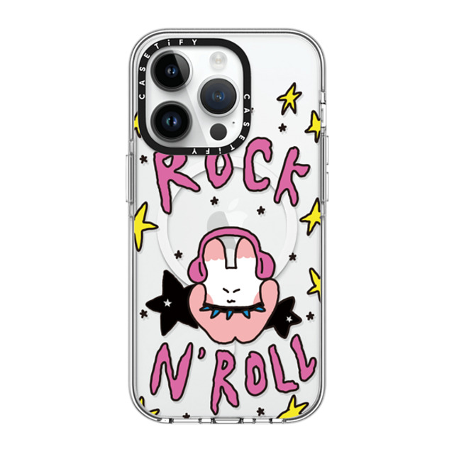 sukeydokey x CASETiFY iPhone 14 Pro Case Clear Clear Case MagSafe Compatible Sukeydokey Rock 'n' Roll Phone Case sukeydokey x CASETiFY iPhone 14 Pro Case Clear Clear Case MagSafe Compatible Sukeydokey Rock 'n' Roll Phone Case