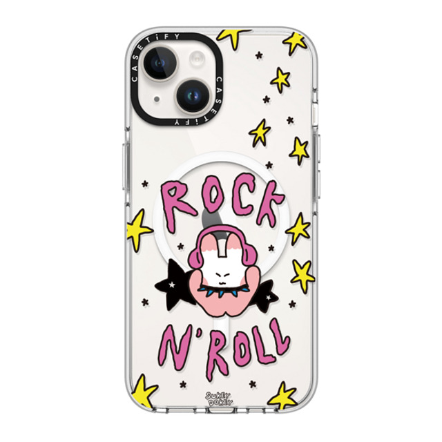 sukeydokey x CASETiFY iPhone 14 Case Clear Clear Case MagSafe Compatible Sukeydokey Rock 'n' Roll Phone Case sukeydokey x CASETiFY iPhone 14 Case Clear Clear Case MagSafe Compatible Sukeydokey Rock 'n' Roll Phone Case