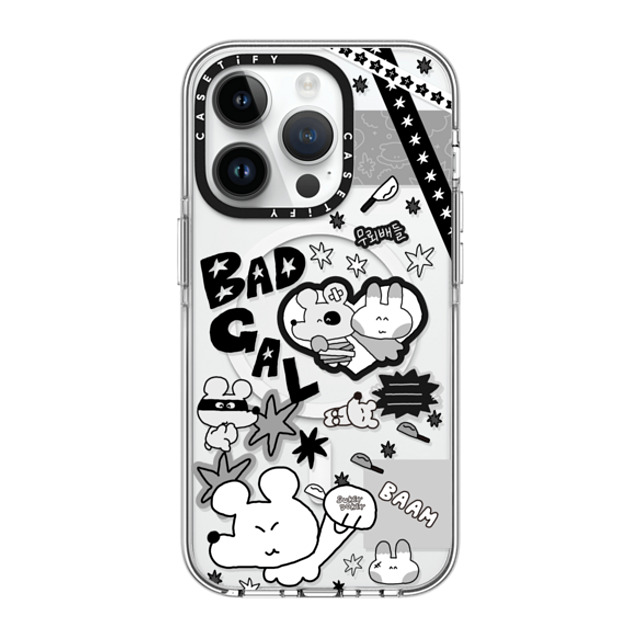 sukeydokey x CASETiFY iPhone 14 Pro Case Clear Clear Case MagSafe Compatible Sukeydokey Bad Gal Phone Case sukeydokey x CASETiFY iPhone 14 Pro Case Clear Clear Case MagSafe Compatible Sukeydokey Bad Gal Phone Case