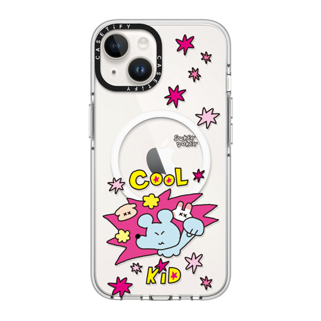 sukeydokey x CASETiFY iPhone 14 Case Clear Clear Case MagSafe Compatible Sukeydokey Cool Kid Phone Case sukeydokey x CASETiFY iPhone 14 Case Clear Clear Case MagSafe Compatible Sukeydokey Cool Kid Phone Case