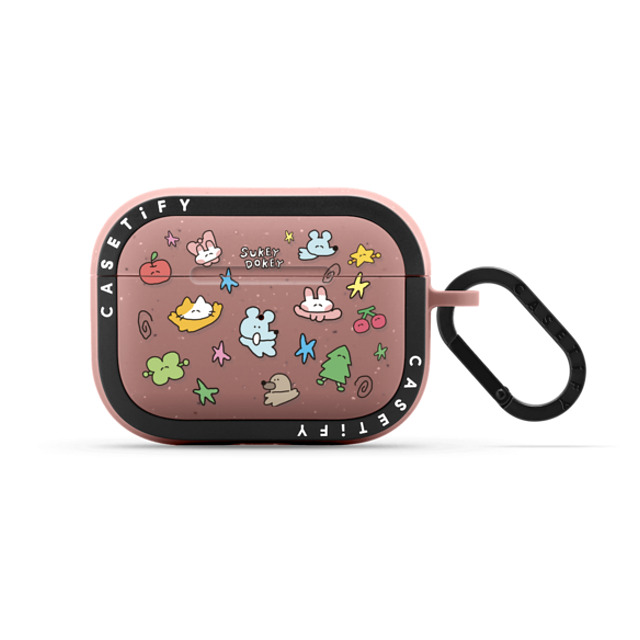 sukeydokey x CASETiFY AirPods Pro 2 Matte Dusty Rose バウンス ケース Sukeydokey Mini Mates Earbuds Case Mother's Day sukeydokey x CASETiFY AirPods Pro 2 Matte Dusty Rose バウンス ケース Sukeydokey Mini Mates Earbuds Case Mother's Day