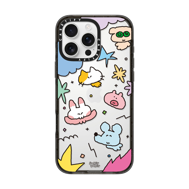 sukeydokey x CASETiFY iPhone 16 Pro Max ケース ブラック インパクトケース Sukeydokey Mini Mates Phone Case Back to School sukeydokey x CASETiFY iPhone 16 Pro Max ケース ブラック インパクトケース Sukeydokey Mini Mates Phone Case Back to School