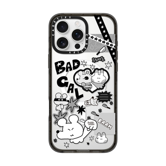 sukeydokey x CASETiFY iPhone 16 Pro Max ケース ブラック インパクトケース MagSafe対応 Sukeydokey Bad Gal Phone Case Father's Day sukeydokey x CASETiFY iPhone 16 Pro Max ケース ブラック インパクトケース MagSafe対応 Sukeydokey Bad Gal Phone Case Father's Day