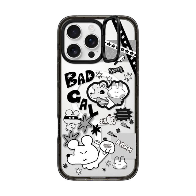 sukeydokey x CASETiFY iPhone 16 Pro Max ケース ブラック インパクトリングスタンドケース MagSafe対応 Sukeydokey Bad Gal Phone Case Father's Day sukeydokey x CASETiFY iPhone 16 Pro Max ケース ブラック インパクトリングスタンドケース MagSafe対応 Sukeydokey Bad Gal Phone Case Father's Day