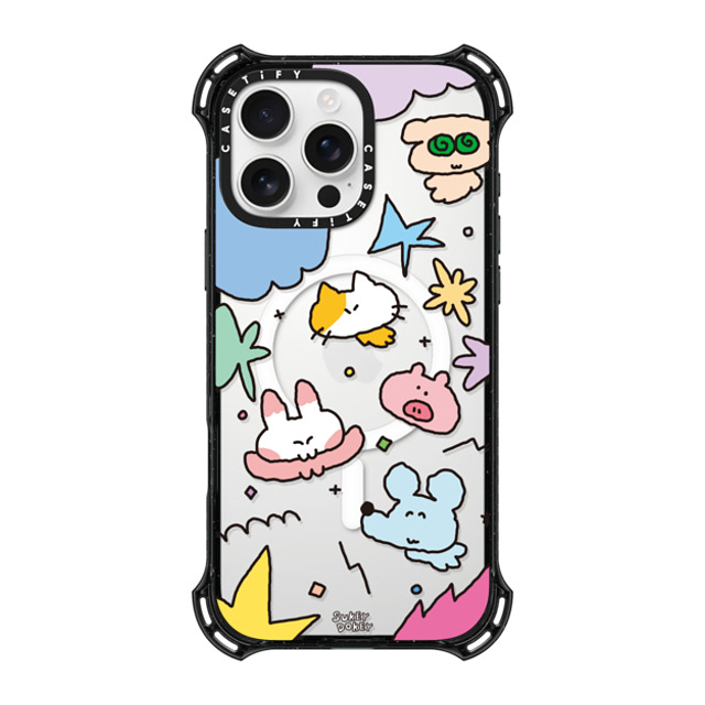 sukeydokey x CASETiFY iPhone 16 Pro Max Case Black バウンスケース Sukeydokey Mini Mates Phone Case sukeydokey x CASETiFY iPhone 16 Pro Max Case Black バウンスケース Sukeydokey Mini Mates Phone Case