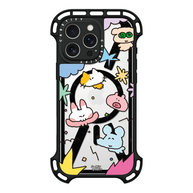 sukeydokey x CASETiFY iPhone 16 Pro Max Case Black ウルトラ バウンスケース MagSafe対応 Sukeydokey Mini Mates Phone Case sukeydokey x CASETiFY iPhone 16 Pro Max Case Black ウルトラ バウンスケース MagSafe対応 Sukeydokey Mini Mates Phone Case