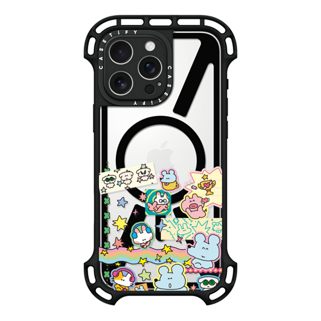 sukeydokey x CASETiFY iPhone 16 Pro Max Case Black ウルトラ バウンスケース MagSafe対応 Sukeydokey Deco sticker Phone Case sukeydokey x CASETiFY iPhone 16 Pro Max Case Black ウルトラ バウンスケース MagSafe対応 Sukeydokey Deco sticker Phone Case