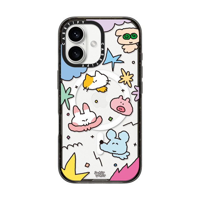 sukeydokey x CASETiFY iPhone 16 ケース ブラック インパクトケース MagSafe対応 Sukeydokey Mini Mates Phone Case Back to School sukeydokey x CASETiFY iPhone 16 ケース ブラック インパクトケース MagSafe対応 Sukeydokey Mini Mates Phone Case Back to School